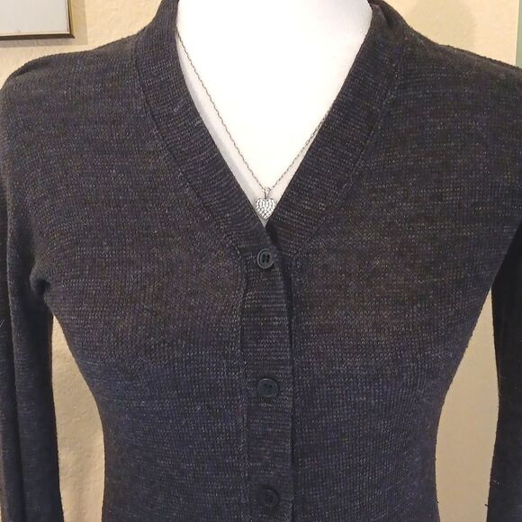 Alexis Lamontagna Dark Gray Midi Length Sweater Dress - Picture 4 of 11